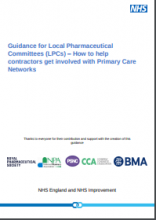Guidance for Local Pharmaceutical Committees (LPCs) – How to help contractors get involved with Primary Care Networks